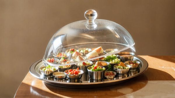 Découvrez notre sélection de plateaux traiteur à couvercle